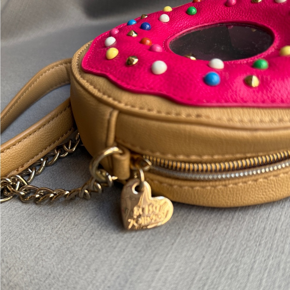 Betsey Johnson Pink Donut Mini Bag - Picture 5 of 7
